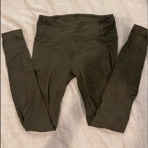 Laser cut Lululemon leggings.